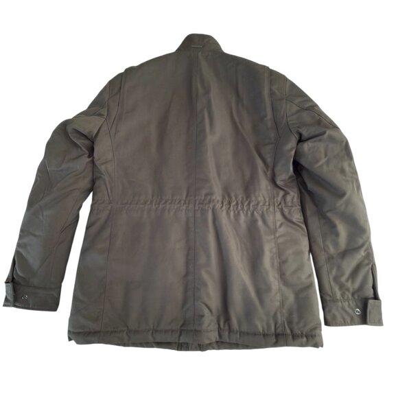 Hugo Boss Men's Dark Green Centin Cotton Quilted Parka, Sizes 40, 38 - Picture 6 of 16